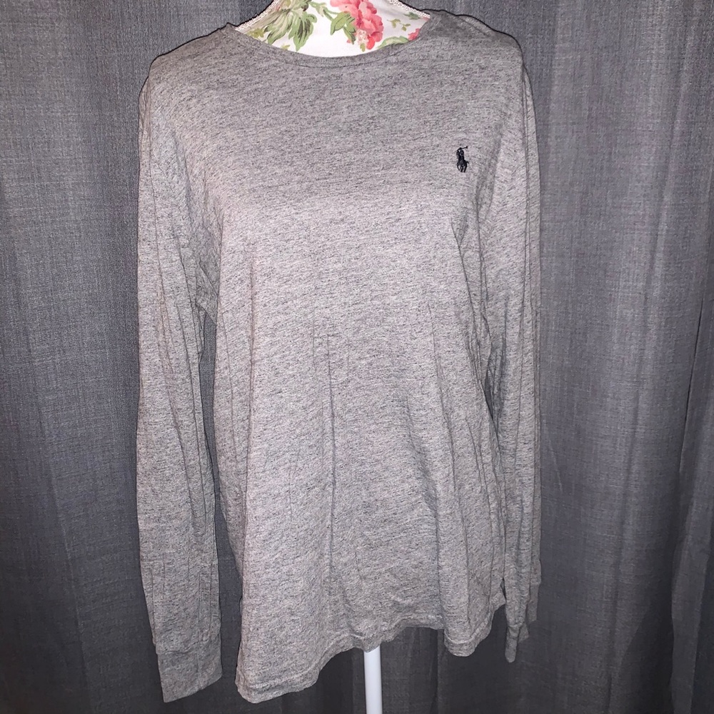 Ralph Lauren Long Sleeve Shirt - Light Gray